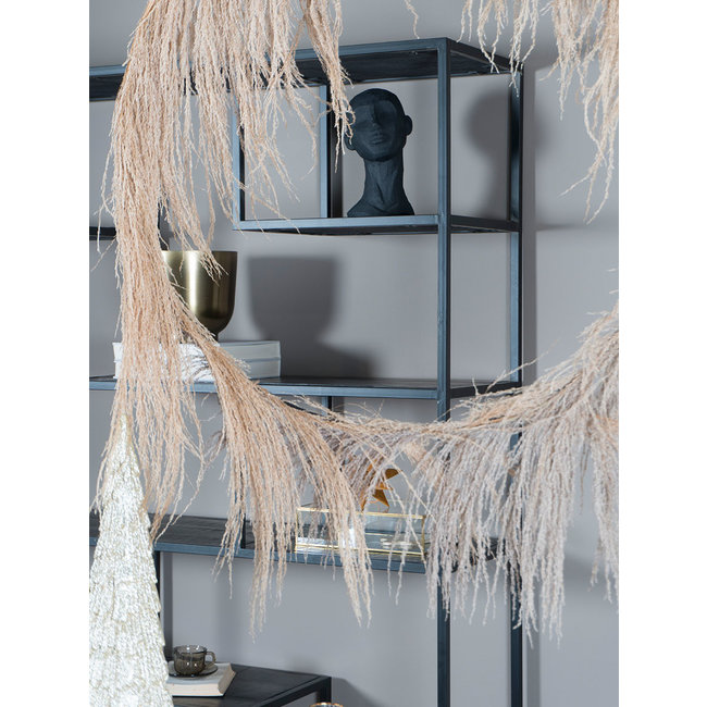 Vakkenkast Moos breed | Zwart