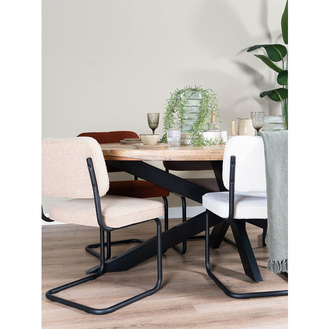 Eetkamertafel Viev Ovaal 200 | Bruin