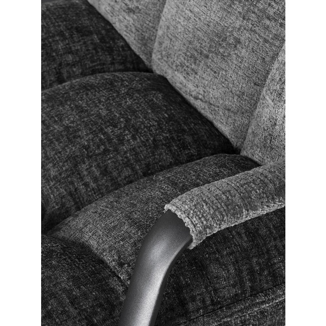 Fauteuil Rik met armleuning Fusion | Donkergrijs