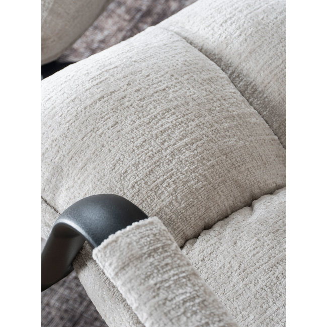 Fauteuil Rik met armleuning Fusion | Wit