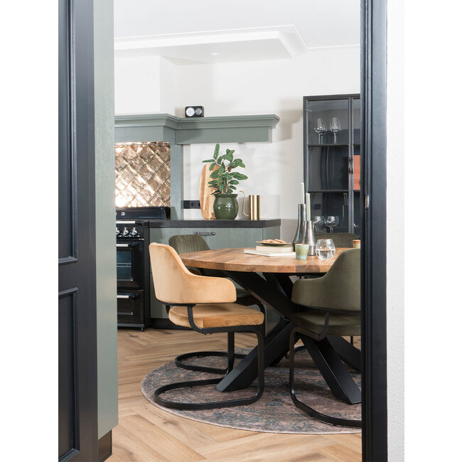 Eetkamerstoel Tess Velvet | Groen