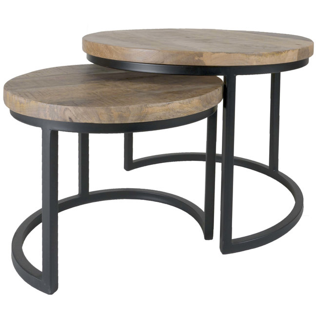 Salontafel Amber set van 2 | Bruin