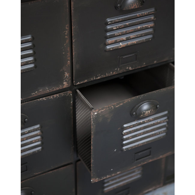 Industrieel dressoir XL | Zwart