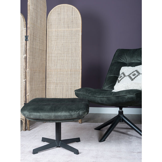 Fauteuil Rik Adore Velvet | Groen