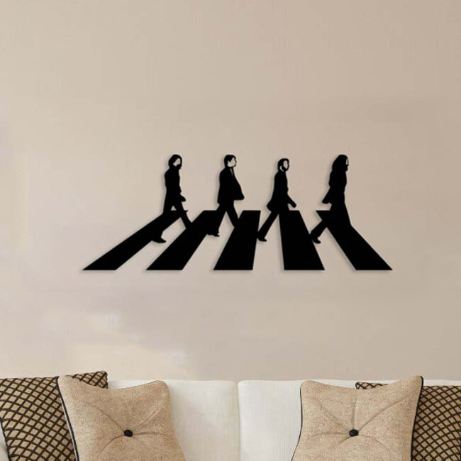 The Beatles zebrapad | Zwart