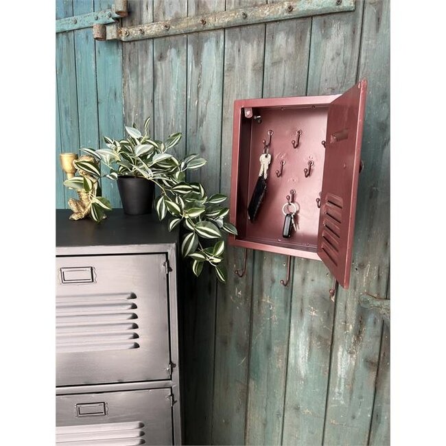 Retro sleutelkast 2.0 | Bordeaux Rood