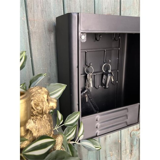 Retro sleutelkast 2.0 | Zwart