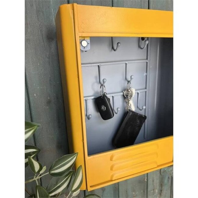 Retro sleutelkast 2.0 | Geel