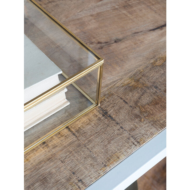 Vakkenkast Moos hout hoog | Wit