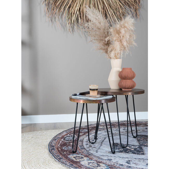 Salontafel Palma - 49 x 49 cm - Copper