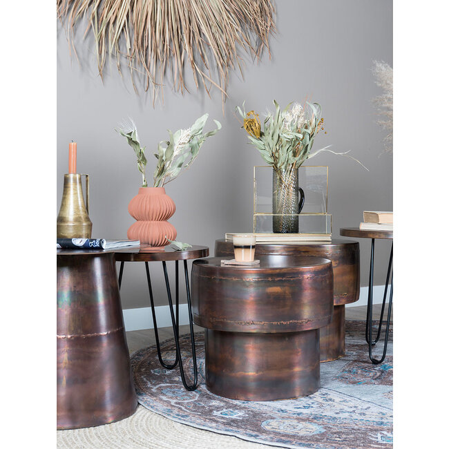 Salontafel Palma - 49 x 49 cm - Copper
