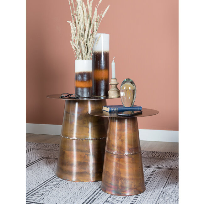 Salontafel Comterra - 49 x 49 cm - Copper