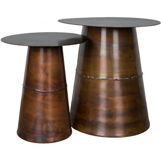 Rootsmann Salontafel Comterra - Set van 2 - Copper