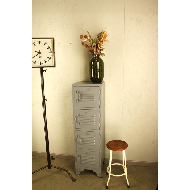 Locker Bulky 4 deuren | Grijs