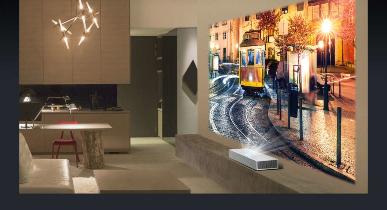 LG LG HU85LS Cinebeam 4K laser home cinema beamer LG LG HU85LS Cinebeam 4K laser home cinema beamer