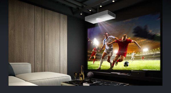 LG LG HU85LS Cinebeam 4K laser home cinema beamer LG LG HU85LS Cinebeam 4K laser home cinema beamer