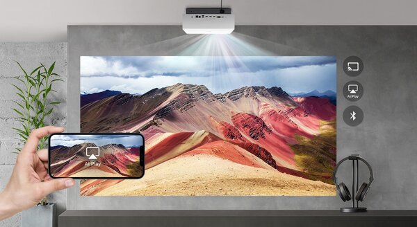 LG LG HU810PW 4K UHD Smart Projector LG LG HU810PW 4K UHD Smart Projector