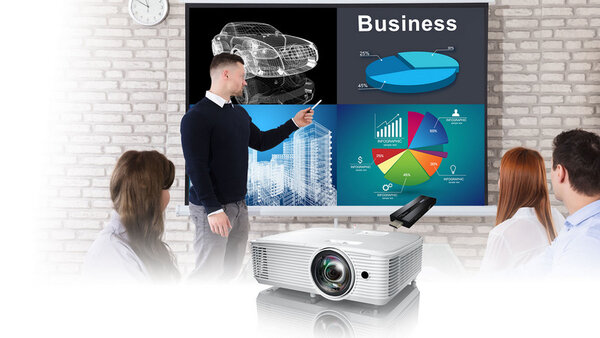 Optoma Optoma W309ST WXGA 3800 lumen short-throw projector Optoma Optoma W309ST WXGA 3800 lumen short-throw projector