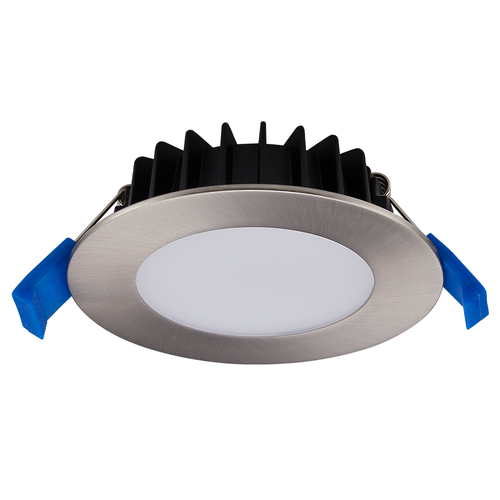 Hoftronic smart Smart WiFi LED recessed spotlight Aura RGBWW stainless steel IP44 1050lm