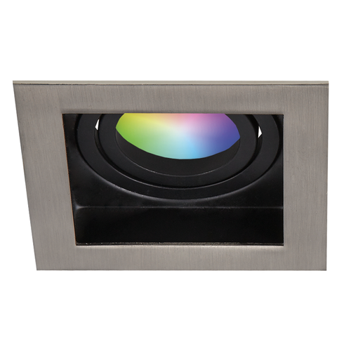 Hoftronic smart Smart WiFi LED recessed spotlight Modesto RGBWW tiltable IP20