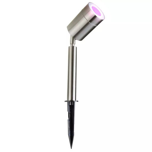 Hoftronic smart Smart WiFi LED Gardenspike Nancy stainless steel RGBWW IP44 splashproof 3 year warranty Hoftronic smart Smart WiFi LED Gardenspike Nancy stainless steel RGBWW IP44 splashproof 3 year warranty