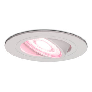 Hoftronic smart Smart WiFi LED recessed spotlight Pittsburg dimmable RGBWW tiltable white IP20