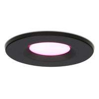 Smart WiFi Dimmable RGBWW LED recessed spot black Venezia 6 Watt IP65