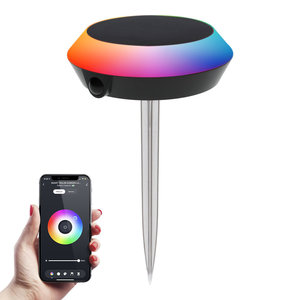 Hoftronic smart LED Smart Solarlight 1.5 Watt RGBWW Bluetooth IP65 - Google Home, Amazon Alexa & Siri