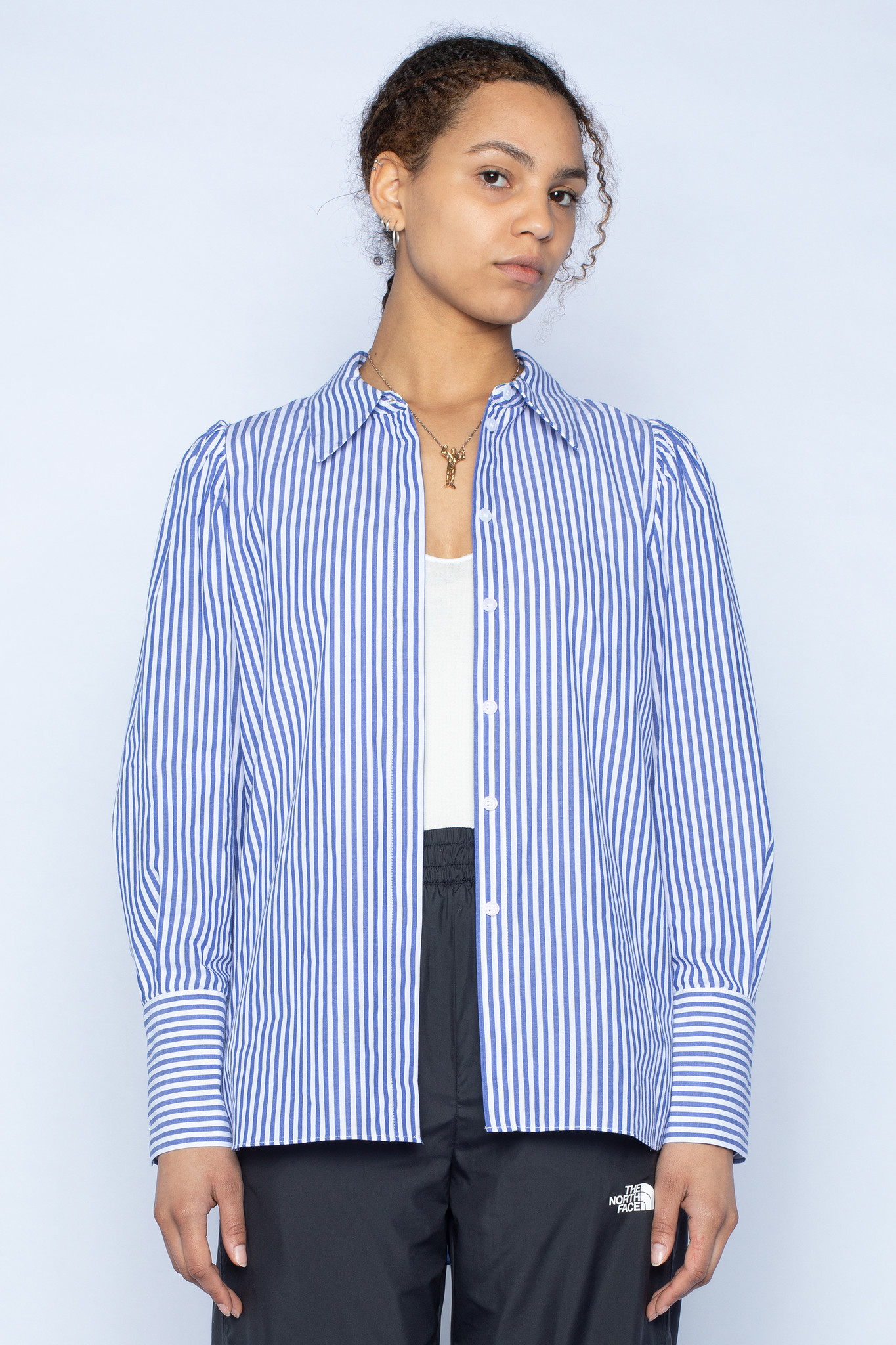 Kirsten Stripe Shirt Blue