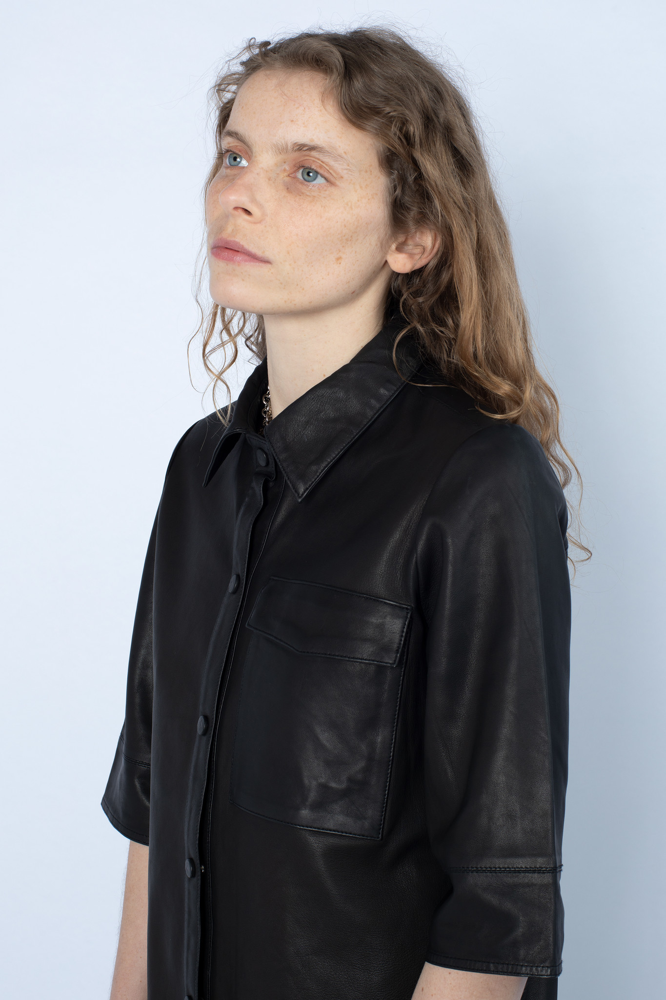 Niko Leather Shirt