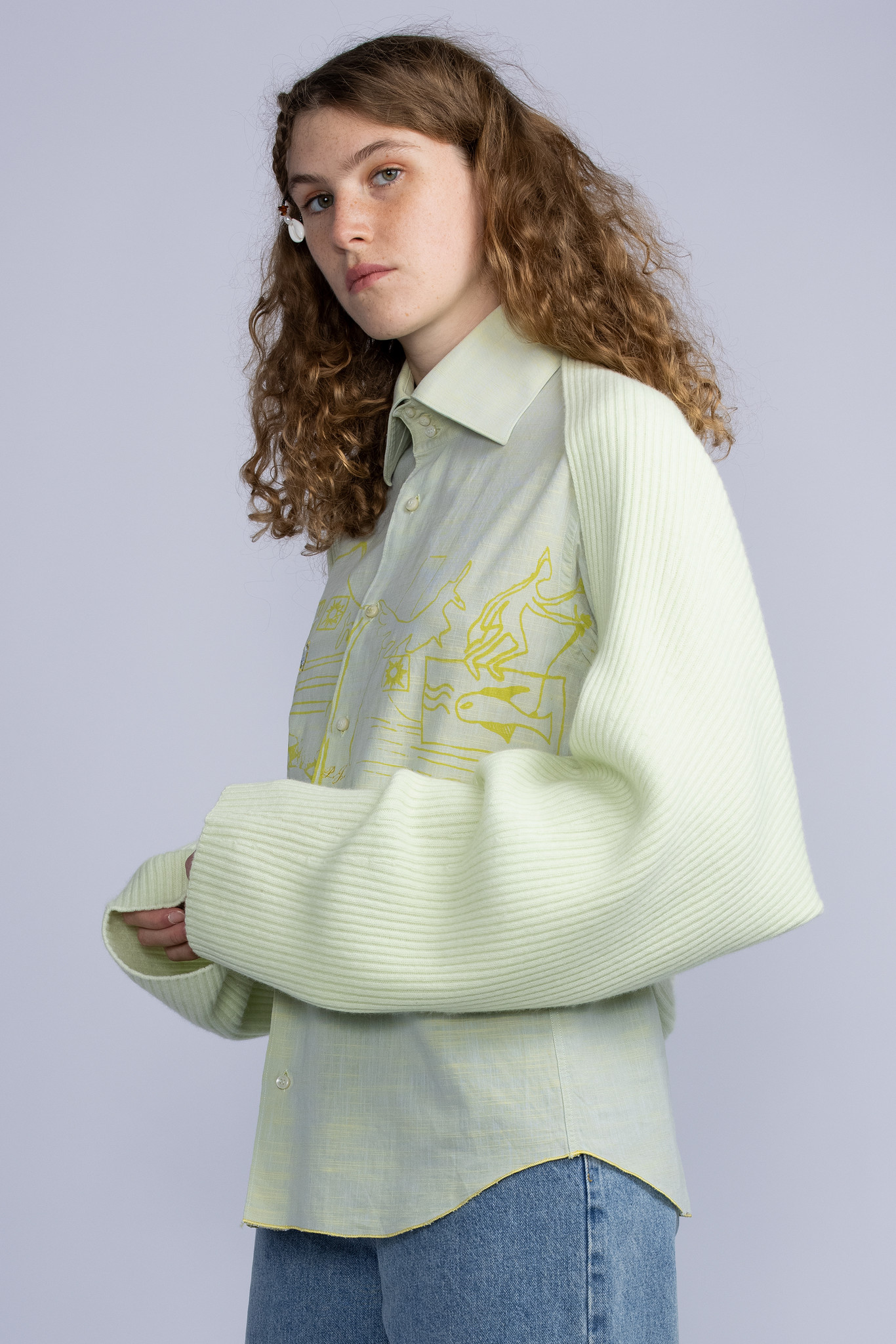 Ribbed Bolero/Muffler