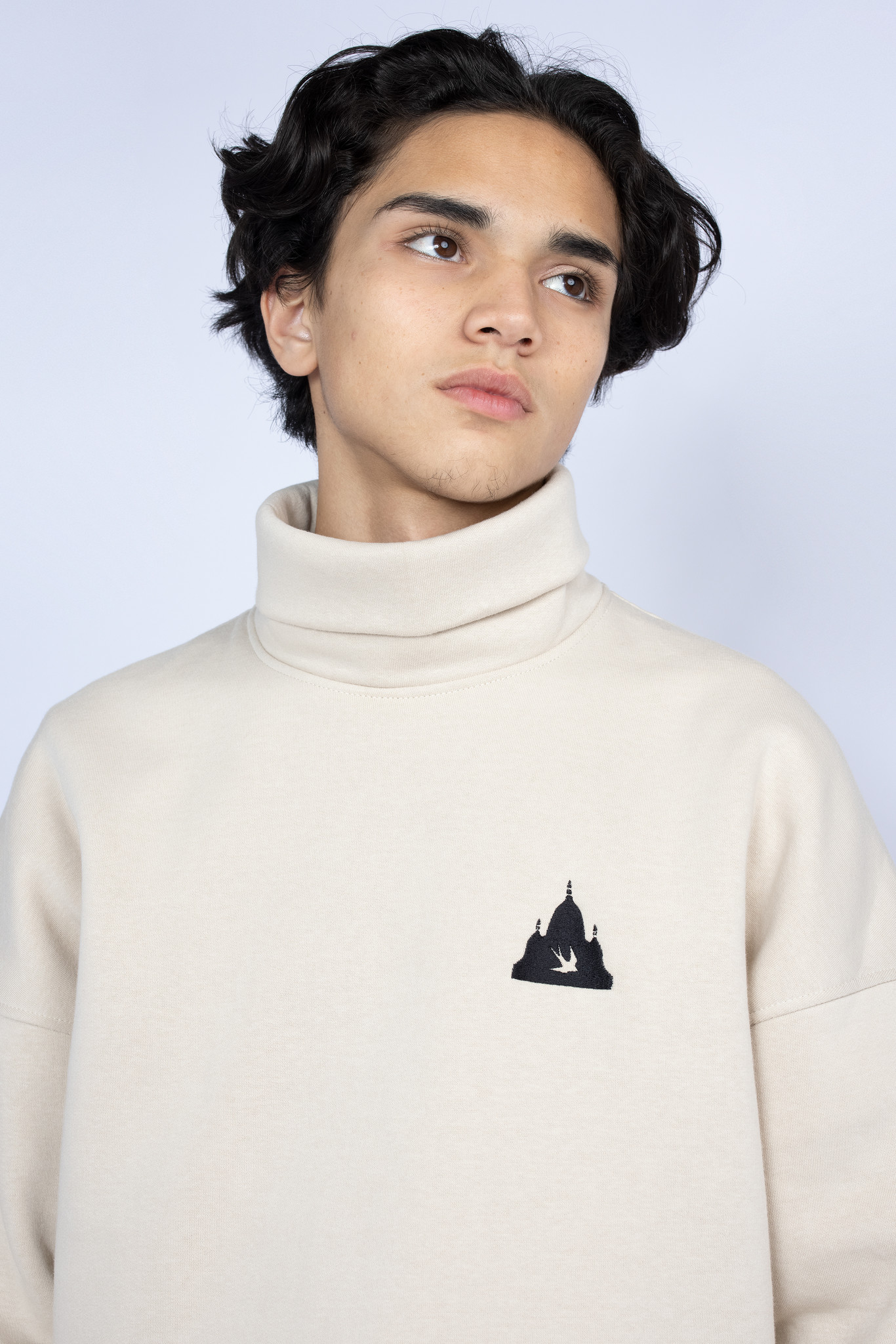 Logo Turtleneck Fleece