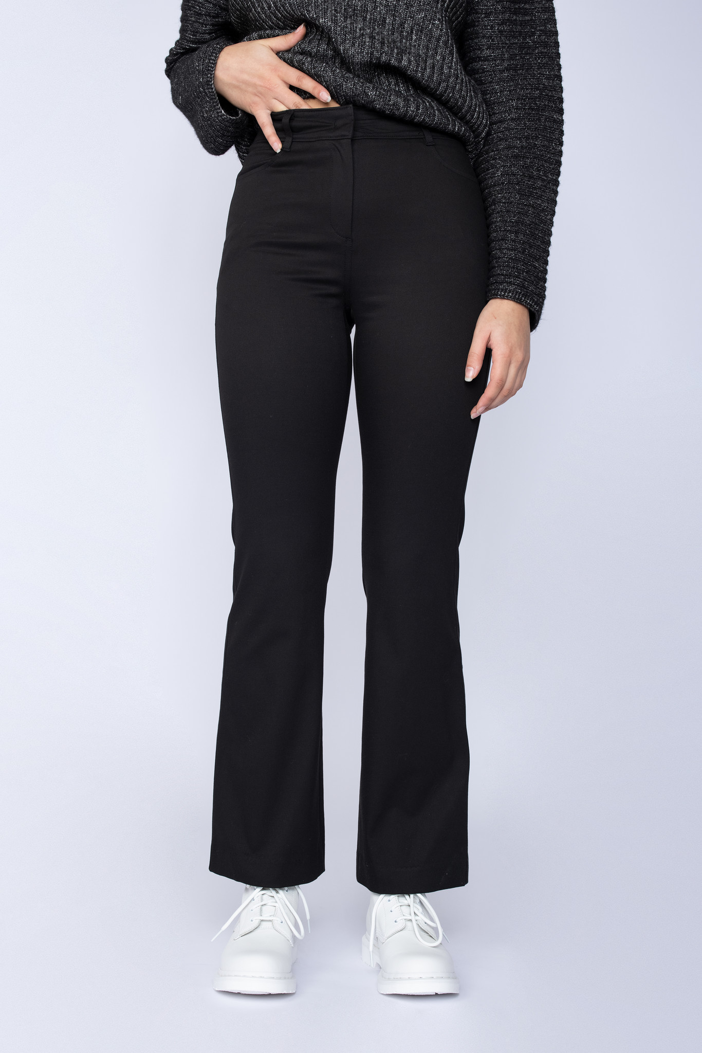 Solid Flare Pants
