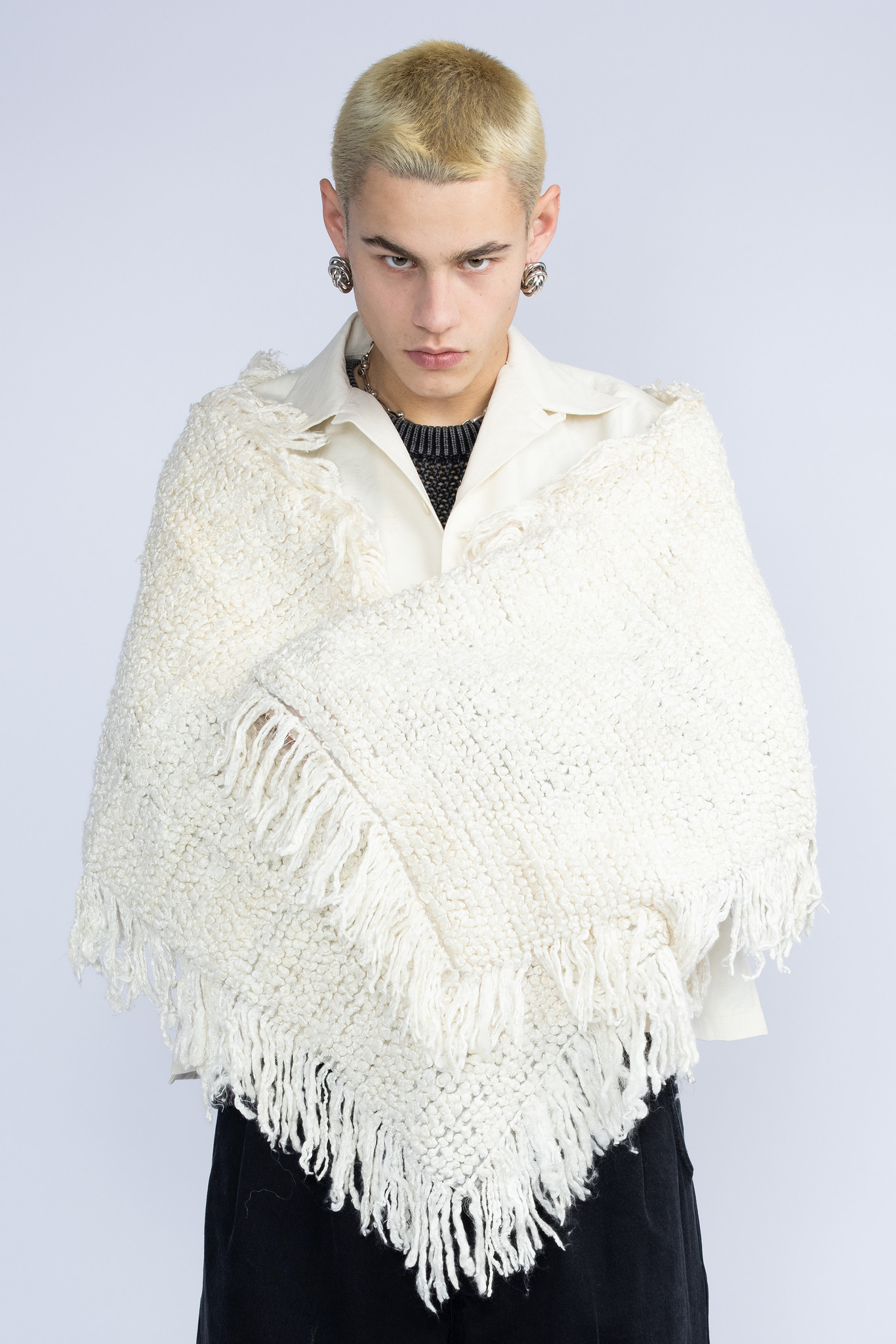 Handloomed Shag Scarf