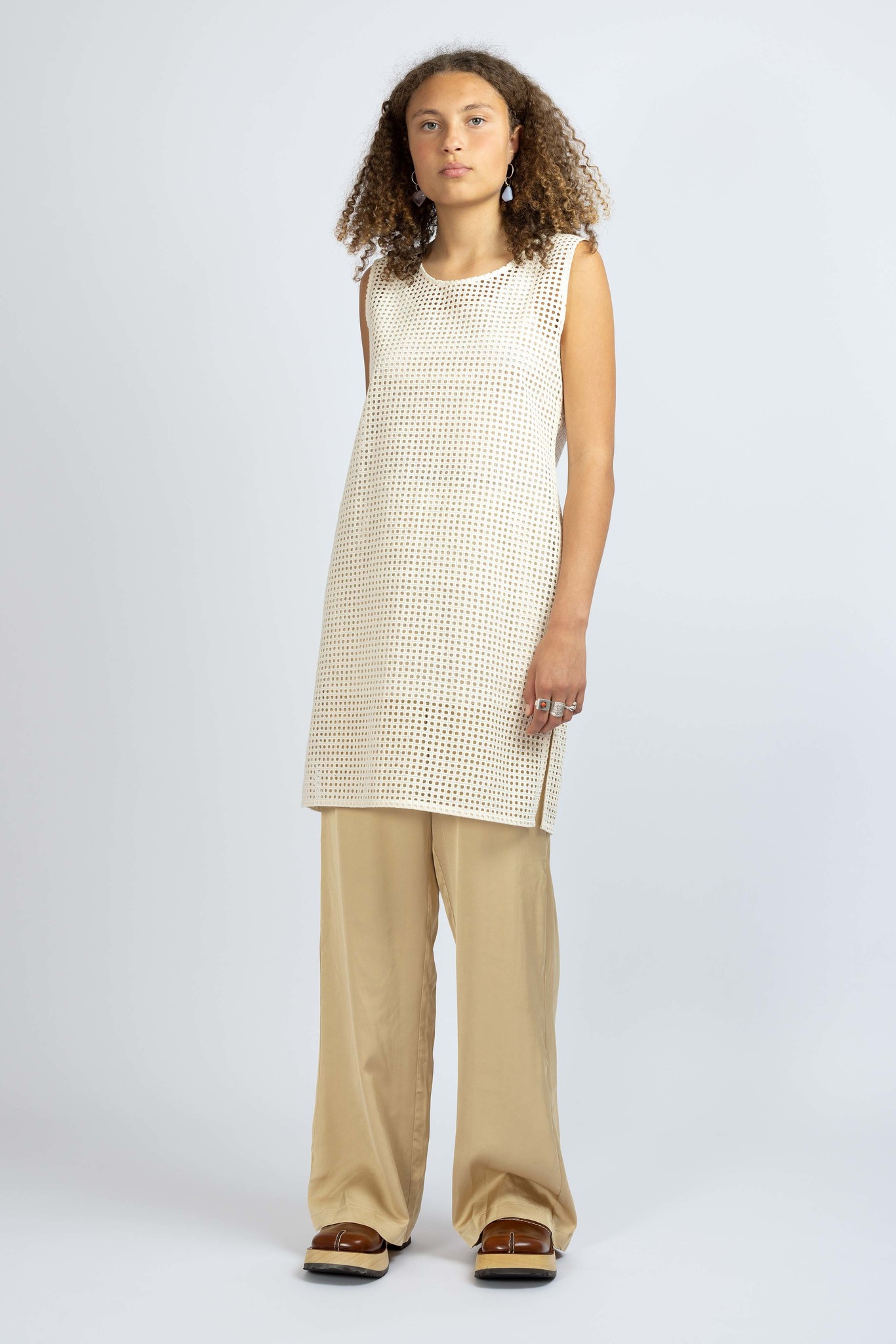 Crochet Dress Ecru