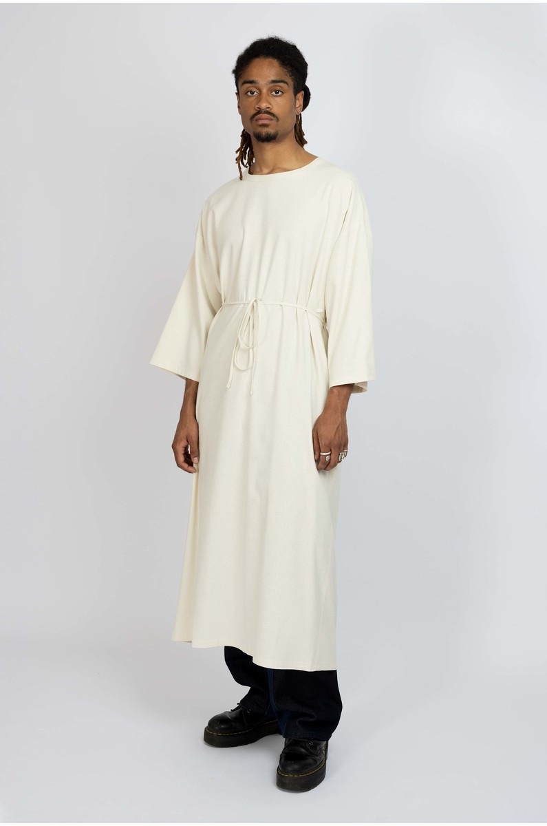 Baserange Shaw Silk Dress Undyed