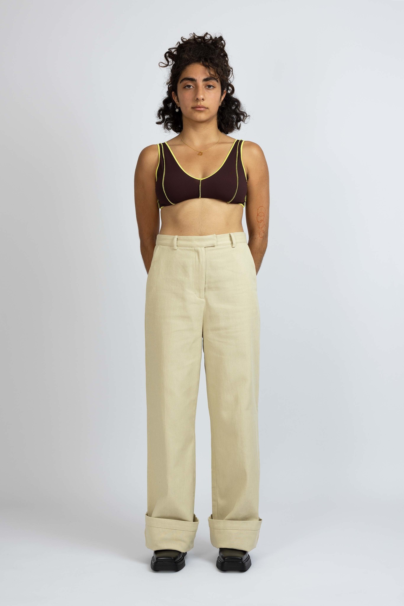 Marlene Pants Brown Rice