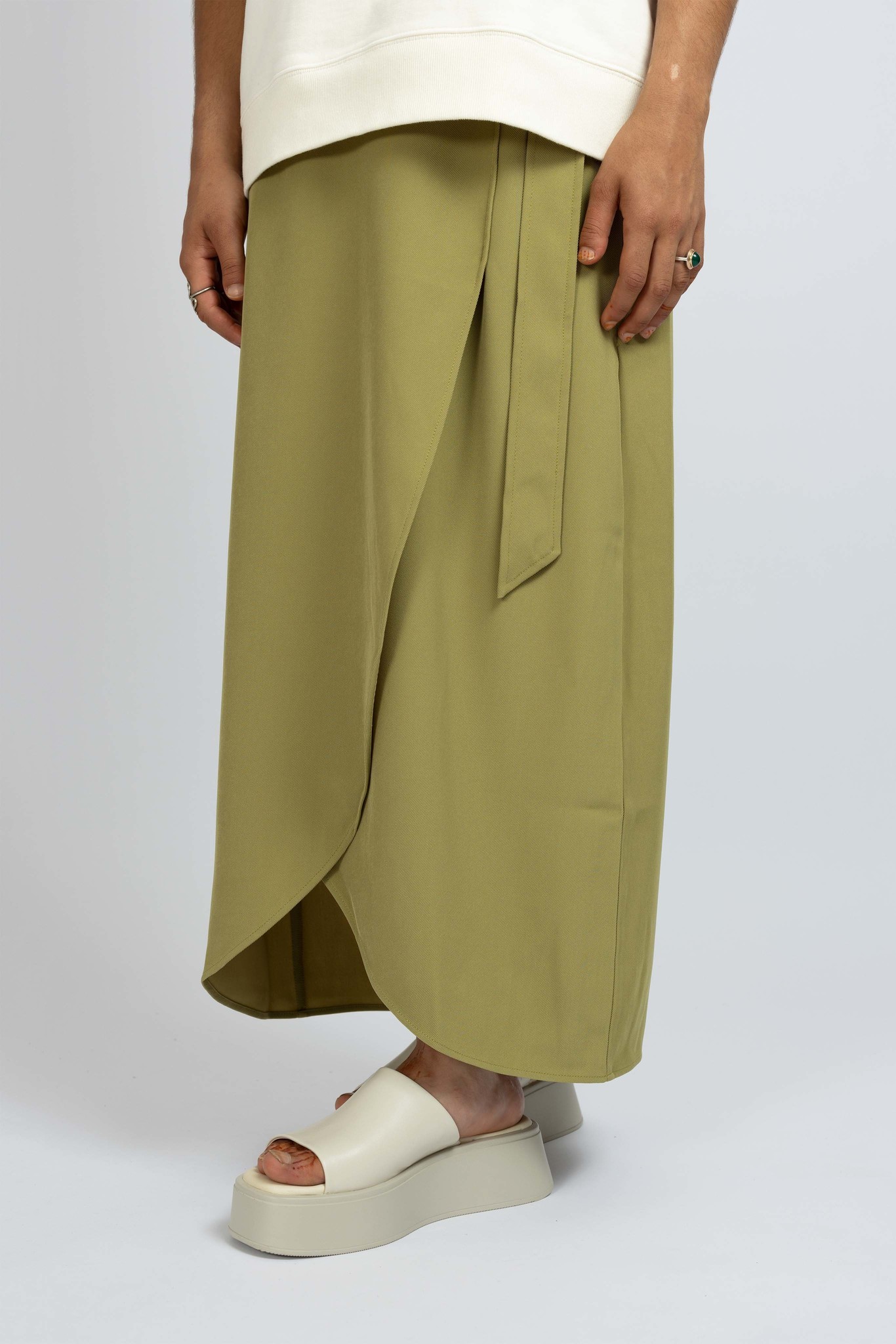 Bryn Skirt Green Moss