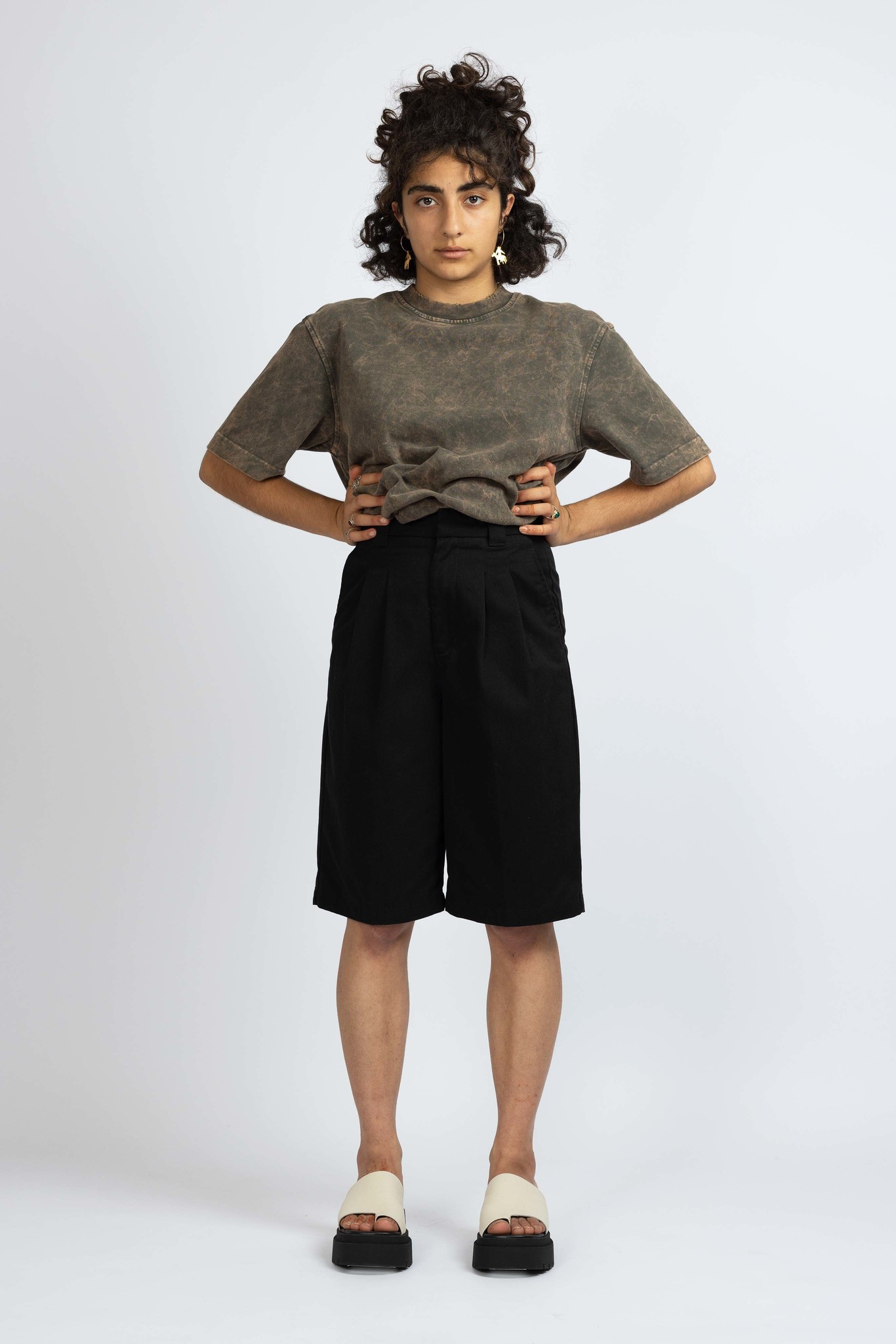 Tristin Short Black Rinsed