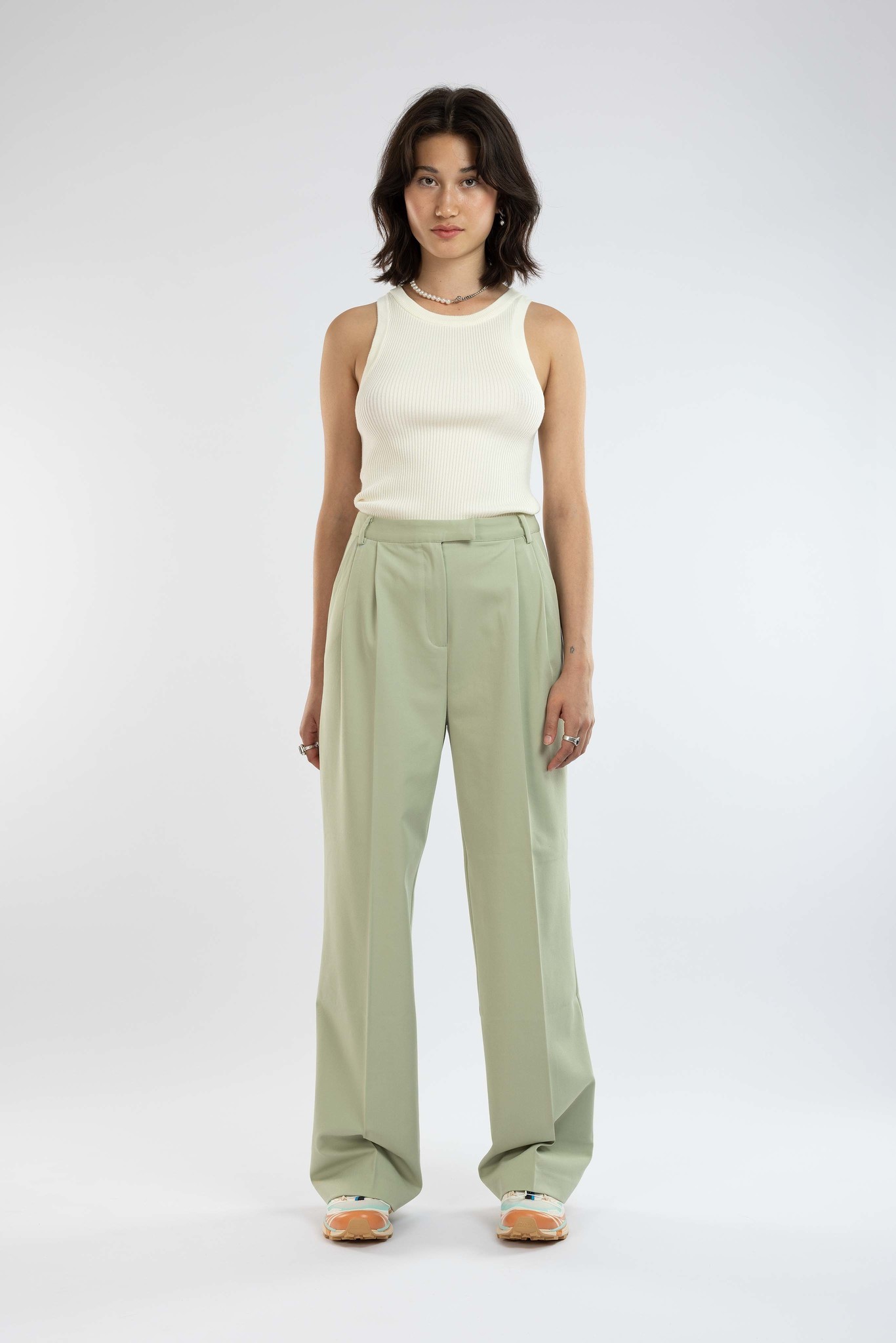 Sherry Knit Tank Off White