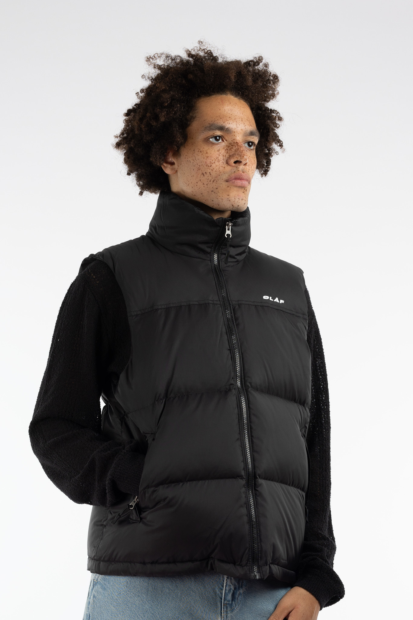 Olaf Puffer Vest Black