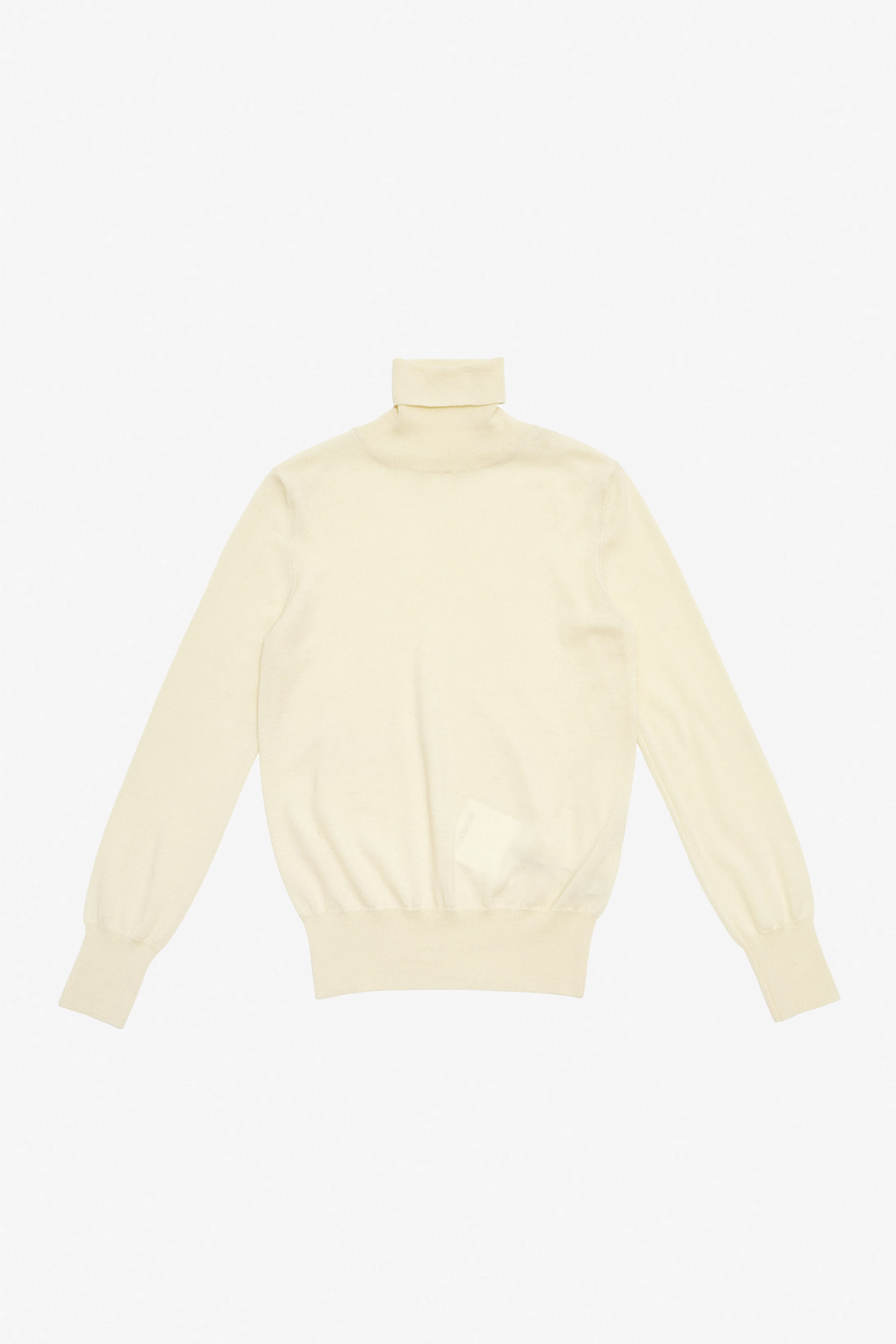 Turtleneck Pullover Light Yellow