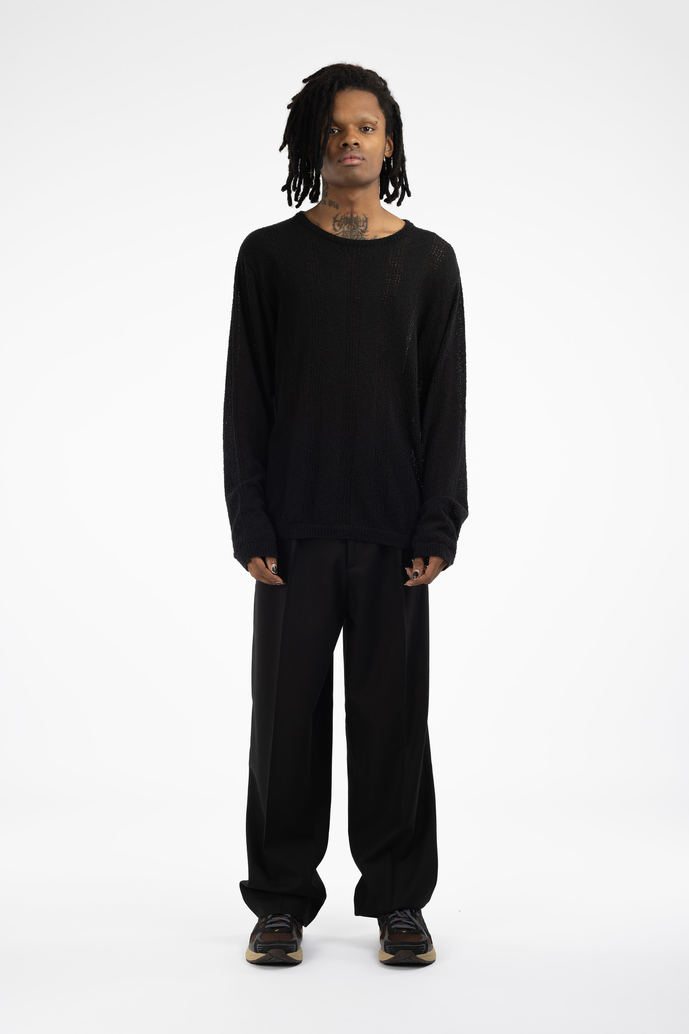 Daily Knit Pullover Black