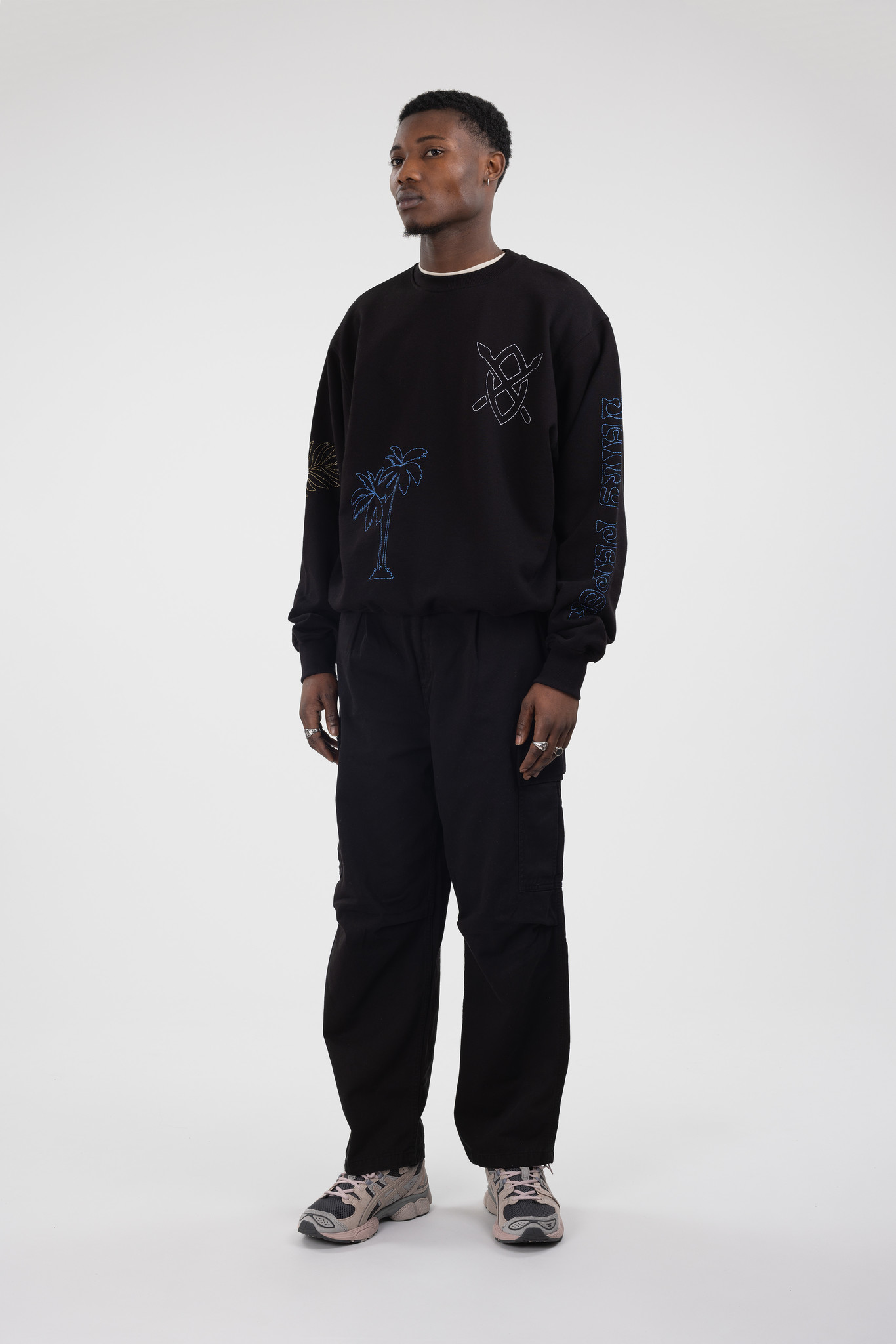 Cole Cargo Pant Black Garment Dyed