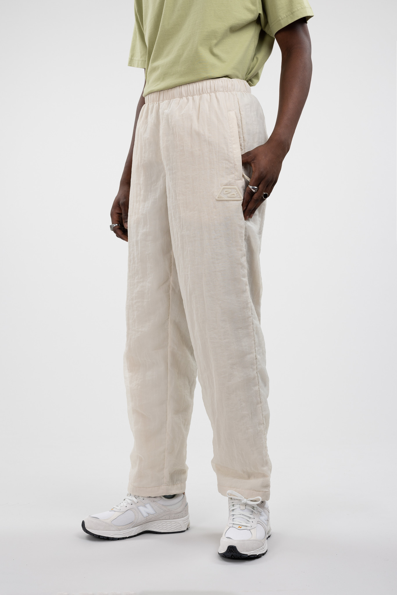 Ripstop Track Pants White