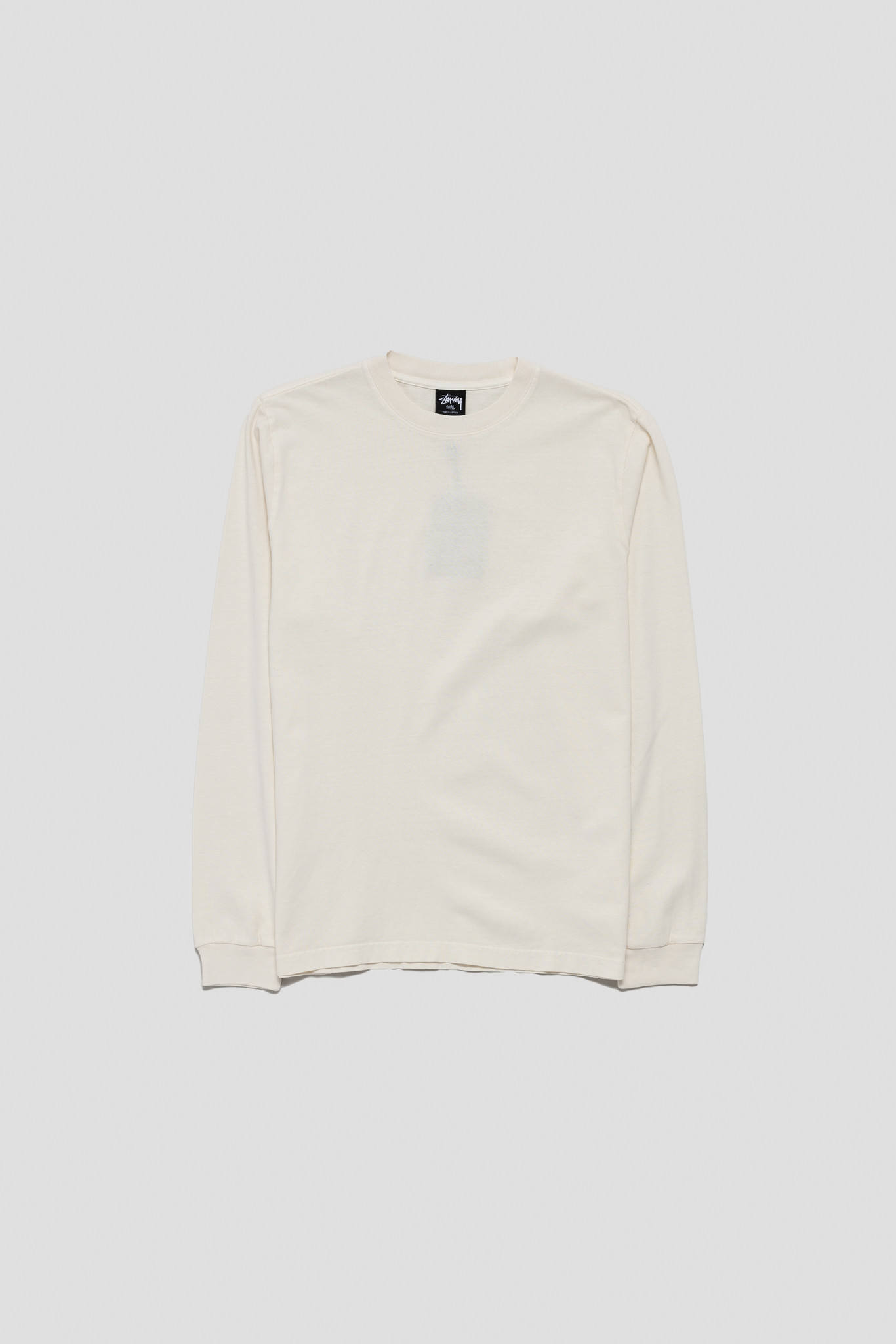 Pigment Dyed LS Crew Natural