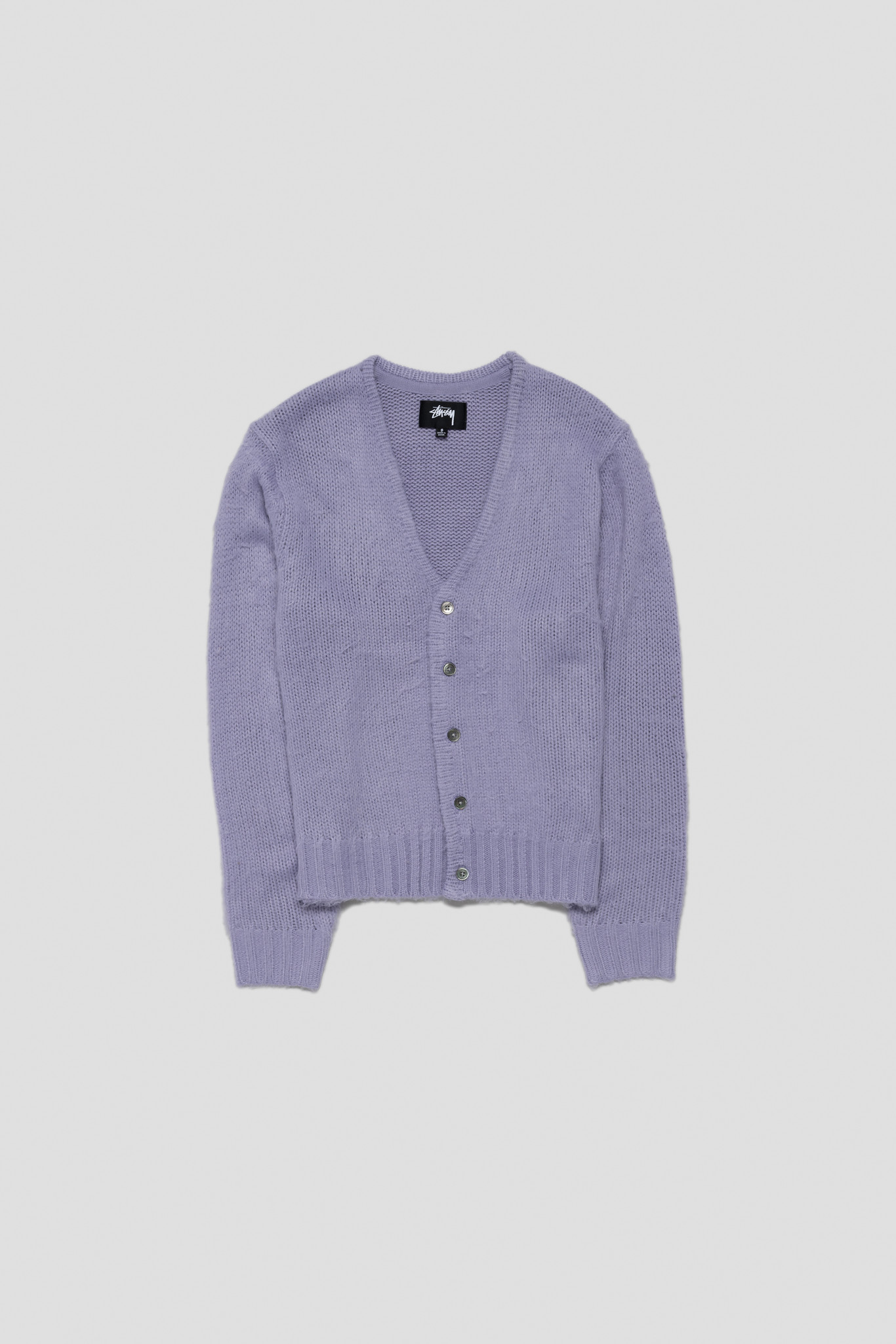 Brushed Cardigan Lavender
