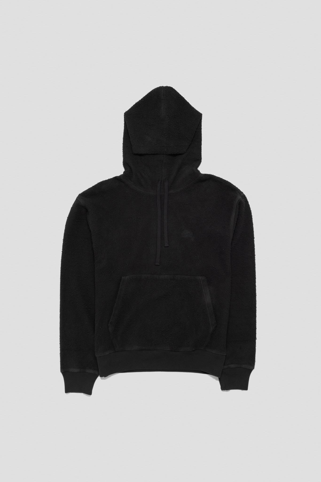 Inside Out Fleece Hood Black