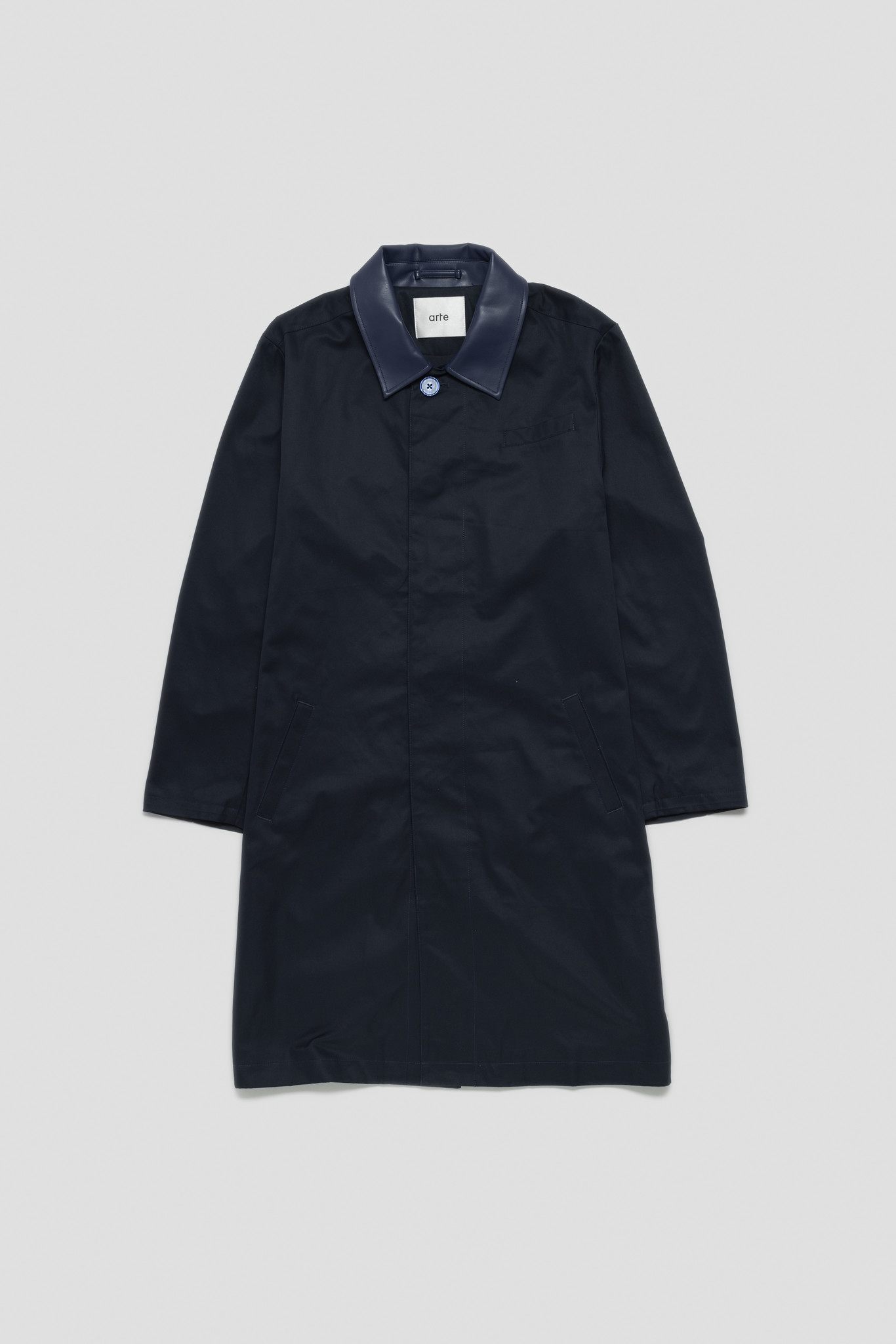 Joe Collar Coat Navy