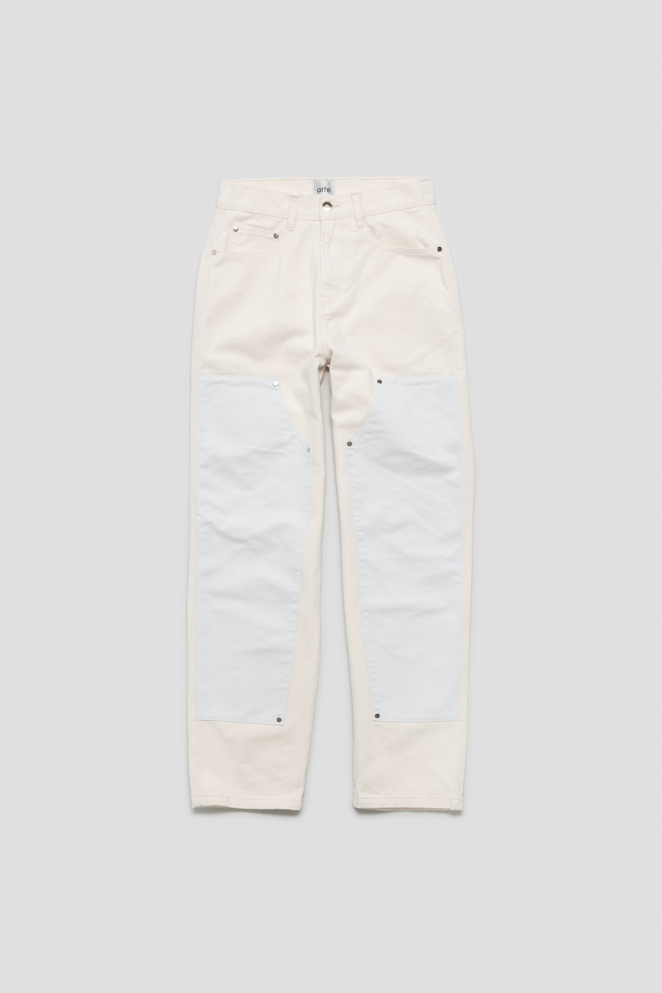 Jones Colorblock Pants Cream/Nimbus Cloud